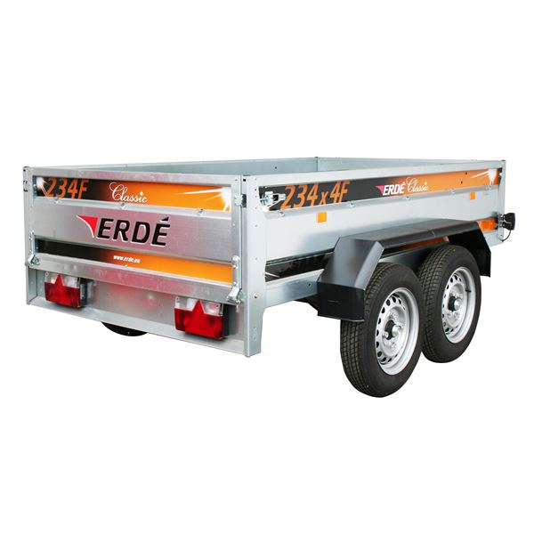 Remorque ERDE 234X4F Classic - double essieux /freinée
