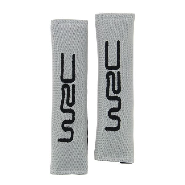 2 fourreaux de ceinture WRC Look Silver