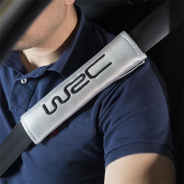 2 fourreaux de ceinture WRC Look Silver