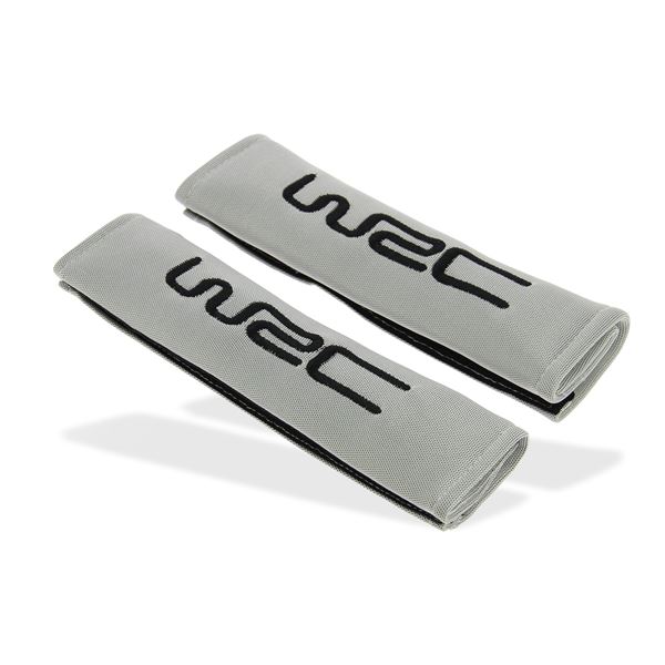 2 fourreaux de ceinture WRC Look Silver