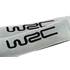 2 fourreaux de ceinture WRC Look Silver