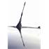 Brin d'antenne radio aluminium noir WRC