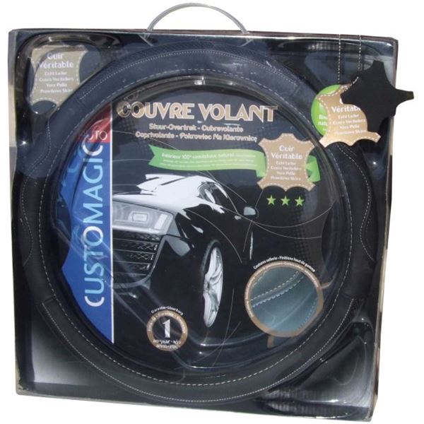 Couvre volant cuir véritable Ultimum