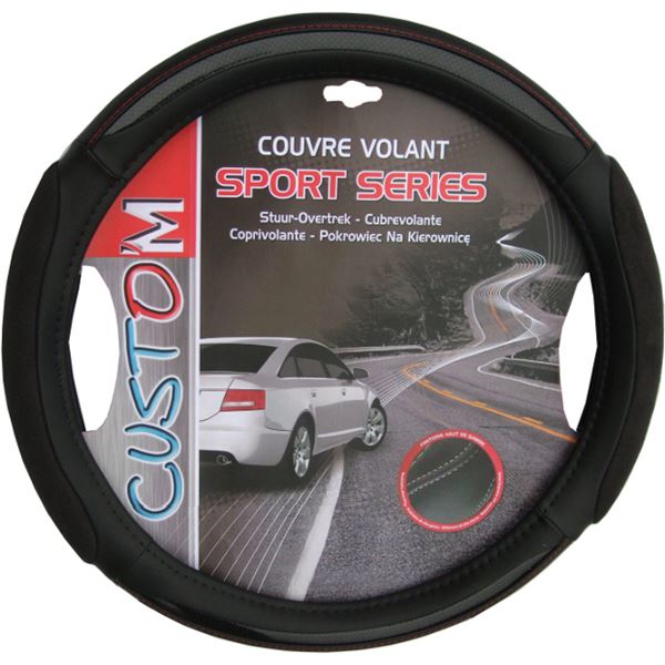 Couvre volant noir poignées renforcées Platinium