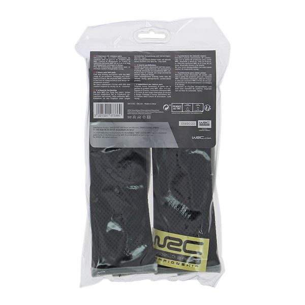 Fourreau de ceinture bicolore noir et gris WRC