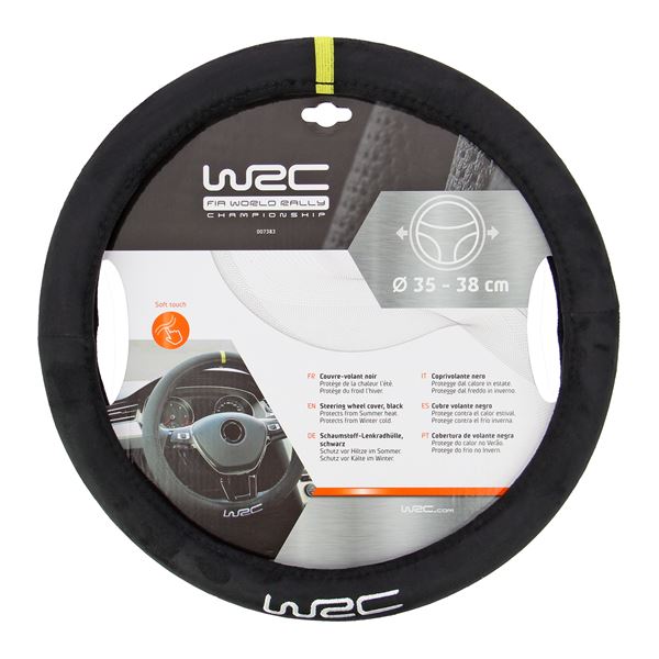 Couvre volant avec repère jaune de conduite racing WRC