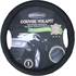 Couvre volant cuir gris Premium