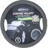 Couvre volant cuir gris Chrome