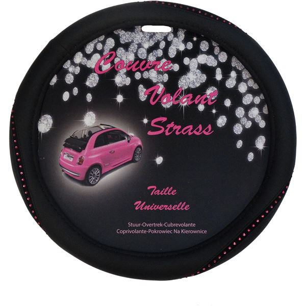 COUVRE VOLANT STRASS GIRLY