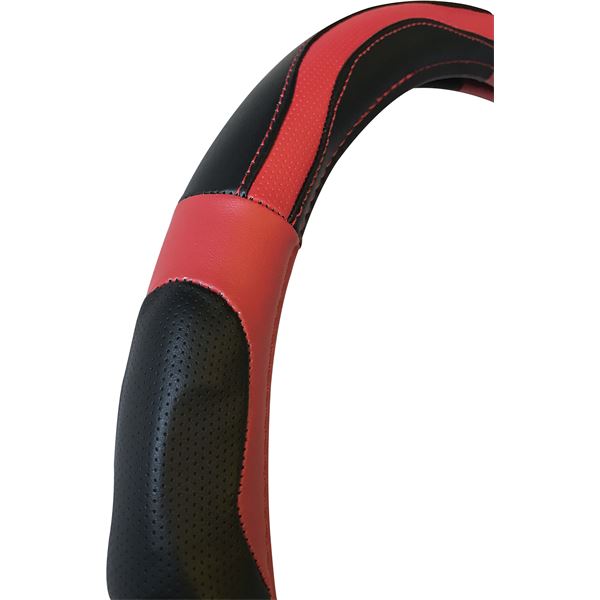 Couvre volant turbo rouge