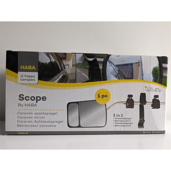 Rétroviseur 2 en 1 pour caravane Scope
