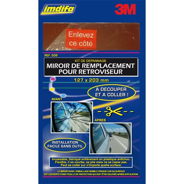 Miroir de remplacement pour rétroviseur