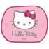 2 rideaux latéraux carrés Hello Kitty 45 x 36 cm