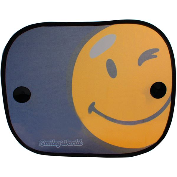 2 rideaux latéraux Smiley 45x36 cm