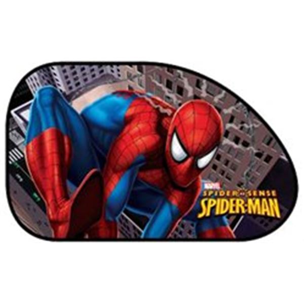 2 rideaux pare-soleil latéraux profilés Spiderman