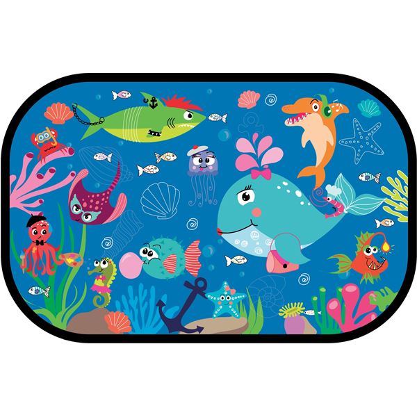 2 rideaux latéraux électrostatiques 45x31 cm Auto Pratic