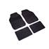 4 tapis moquette universels noir Vogue