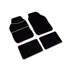 4 tapis moquette universels argent Vogue