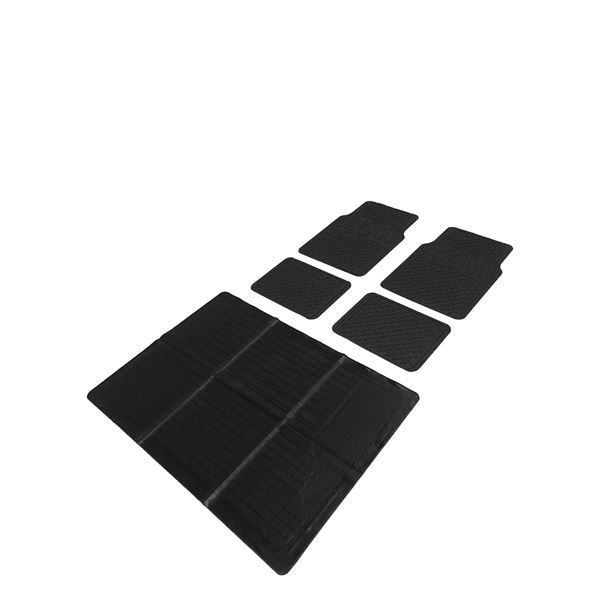 4 tapis PVC ALEX + 1 tapis coffre