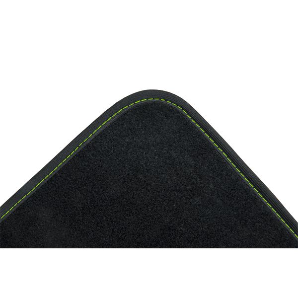 TAPIS MOQUETTE AVANT FLUO VERT