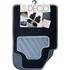 4 tapis moquette universels bande grise