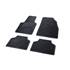 4 tapis semi sur-mesure moquette noire T1 CONTACT