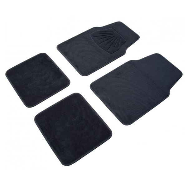 4 tapis réversibles PVC/Moquette  universels  Custo Auto