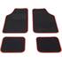 Jeu de 4 tapis moquette universel Plug gris