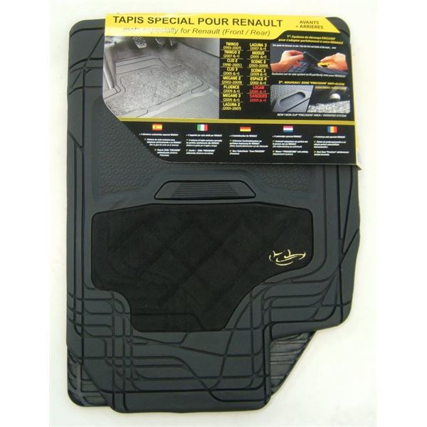 4 tapis ADAPTABLE pour Renault