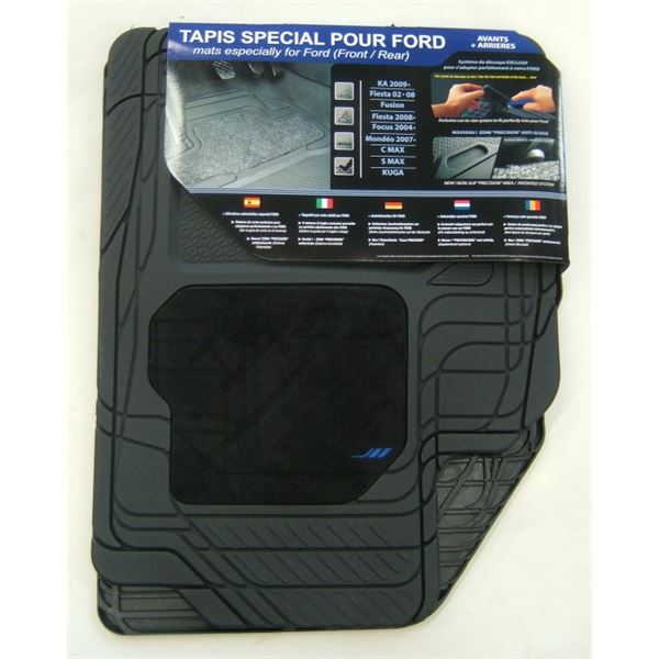 4 tapis ADAPTABLE pour Ford