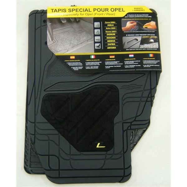 4 tapis ADAPTABLE pour Opel