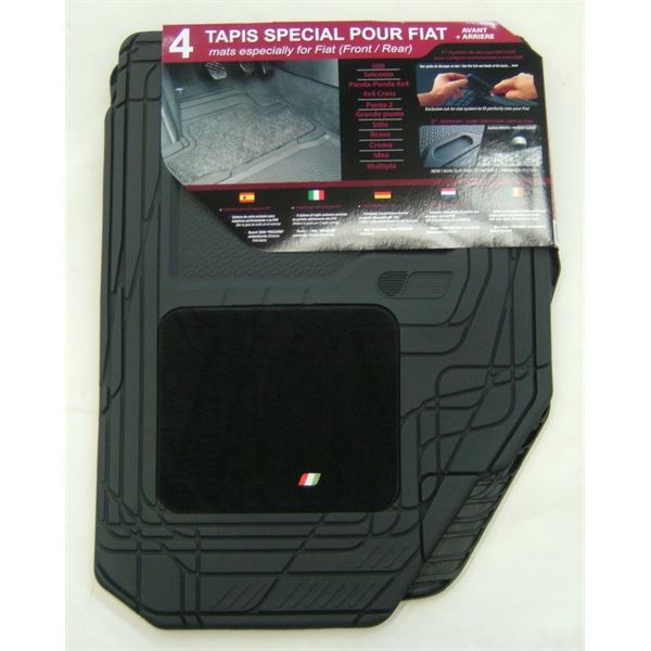 4 tapis ADAPTABLE pour Fiat