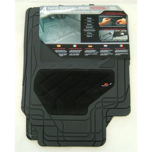 4 tapis ADAPTABLE pour Toyota