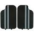 Tapis voiture universel PVC bandes grises