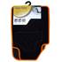 4 tapis moquette universels Pegasus orange