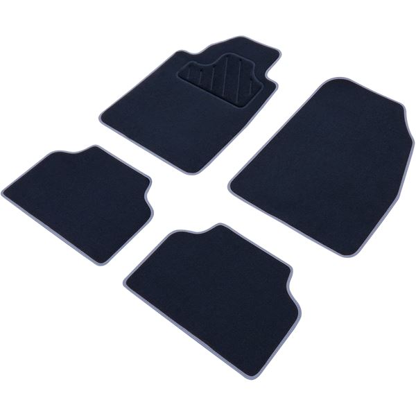 4 tapis moquette universel finition
