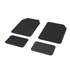 4 tapis moquette universels bicolore Noir/Bleu