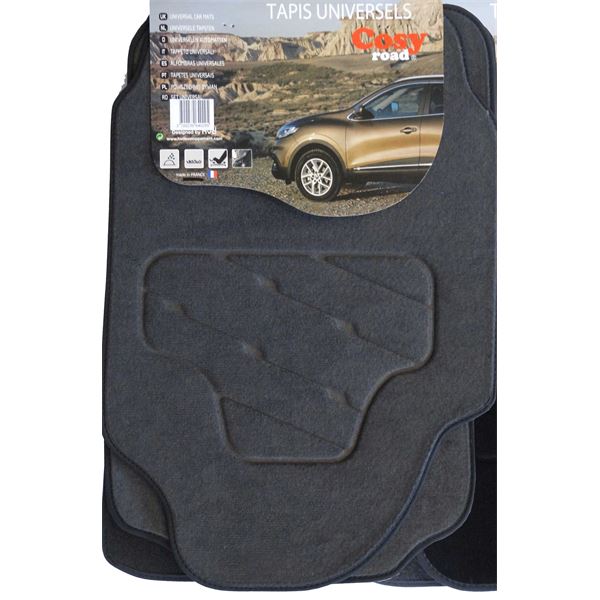 TAPIS ELEGANCE TUFT GRIS X4
