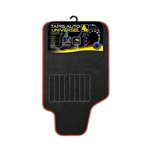 TAPIS MOQUETTE GRACE  ROUGE X4