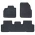 3 tapis avec pont SUR MESURE pour Renault Scénic version 2 Feu Vert