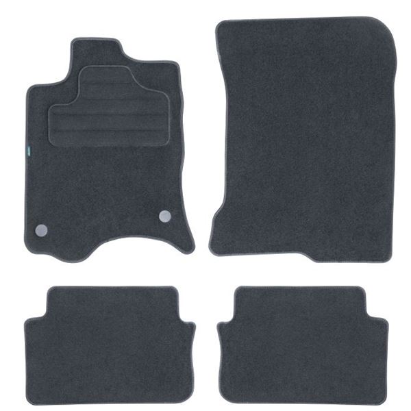 4 tapis SUR MESURE pour Renault Laguna version 3 Feu Vert