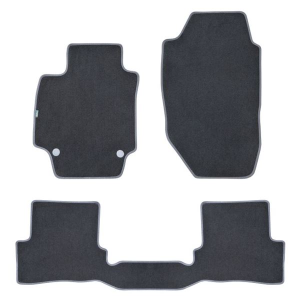 3 tapis avec pont SUR MESURE pour Renault Captur Feu Vert Premium