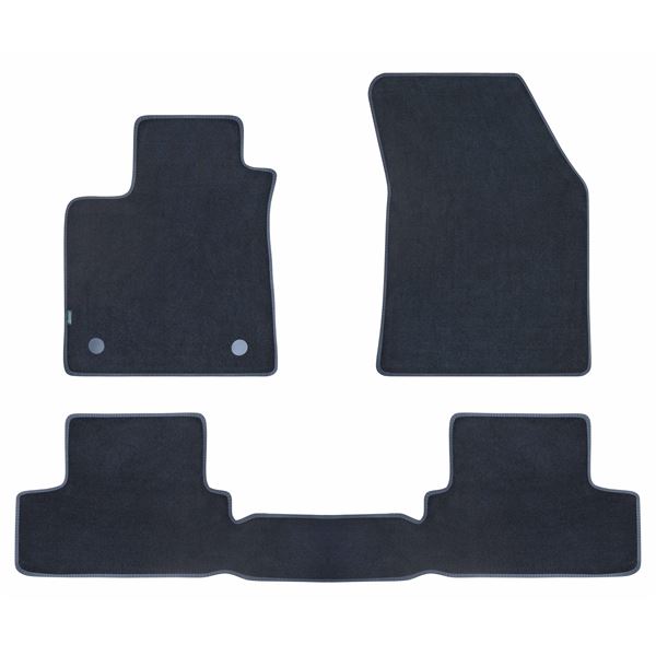 3 tapis avec pont SUR MESURE pour Renault Mégane 4 Feu Vert Premium