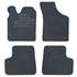 4 tapis sur mesure moquette noire pour Renault Twingo I Feu Vert