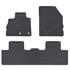 3 tapis sur mesure moquette noire pour Renault Scenic IV Feu Vert