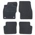 4 tapis sur mesure moquette noire pour Opel Corsa D Feu Vert