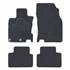 4 tapis sur mesure moquette noire pour Nissan Qashqai II Feu Vert
