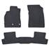 Jeu de tapis sur mesure moquette tuftée noire pour Renault Mégane III Feu Vert Premium