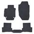 Jeu de tapis sur mesure moquette tuftée noire pour Renault Captur I Feu Vert Premium