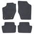 4 tapis sur mesure moquette noire pour Citroën C4 I